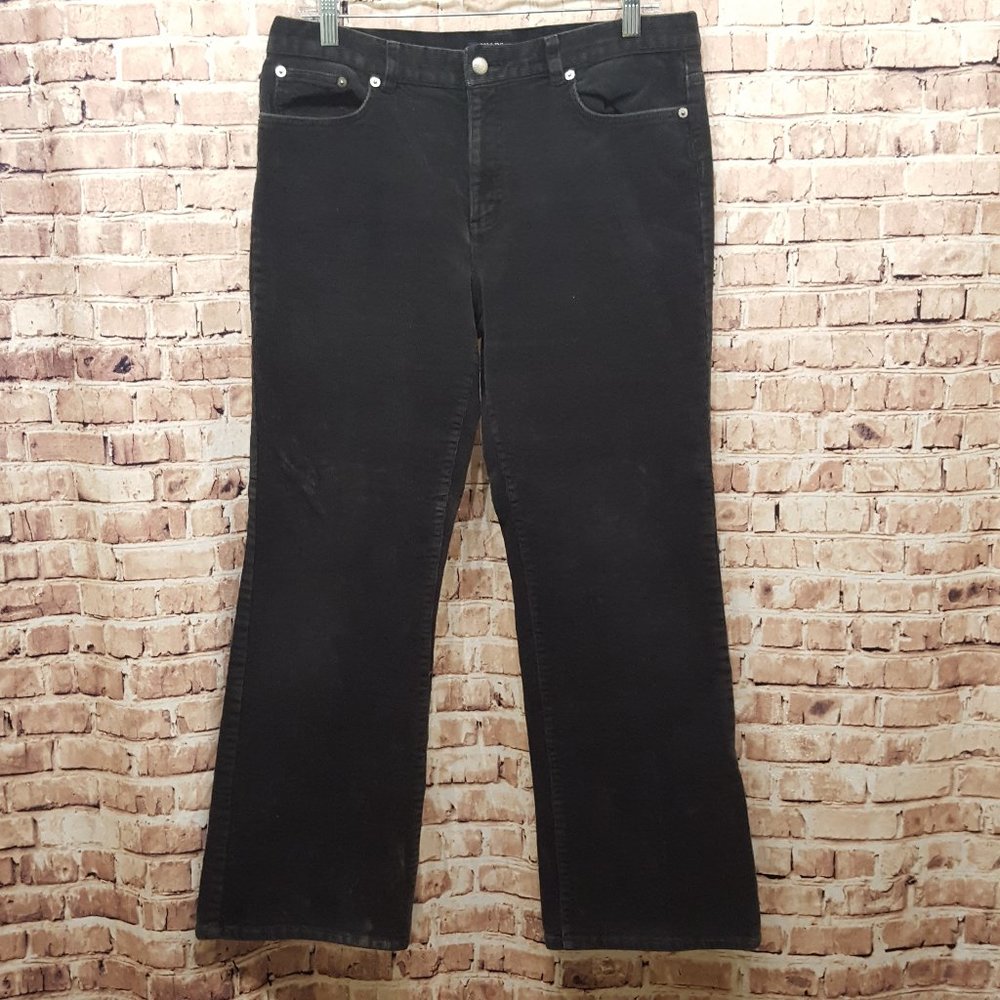 Chaps Corduroy Pants Black Size 12P